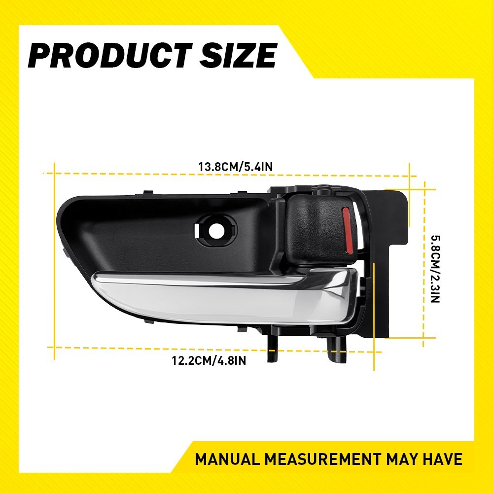 4xInside Interior Door Handles For Subaru Forester 2003 2004 2005 2006 2007 2008