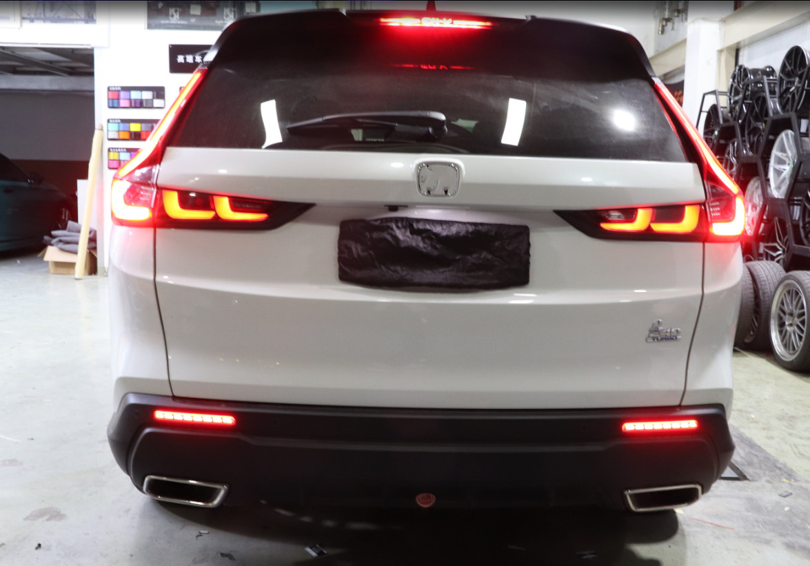 For Honda CR-V CRV 2023-2026 Square LED Rear Fog Light Tail Bumper Light Sets 2p