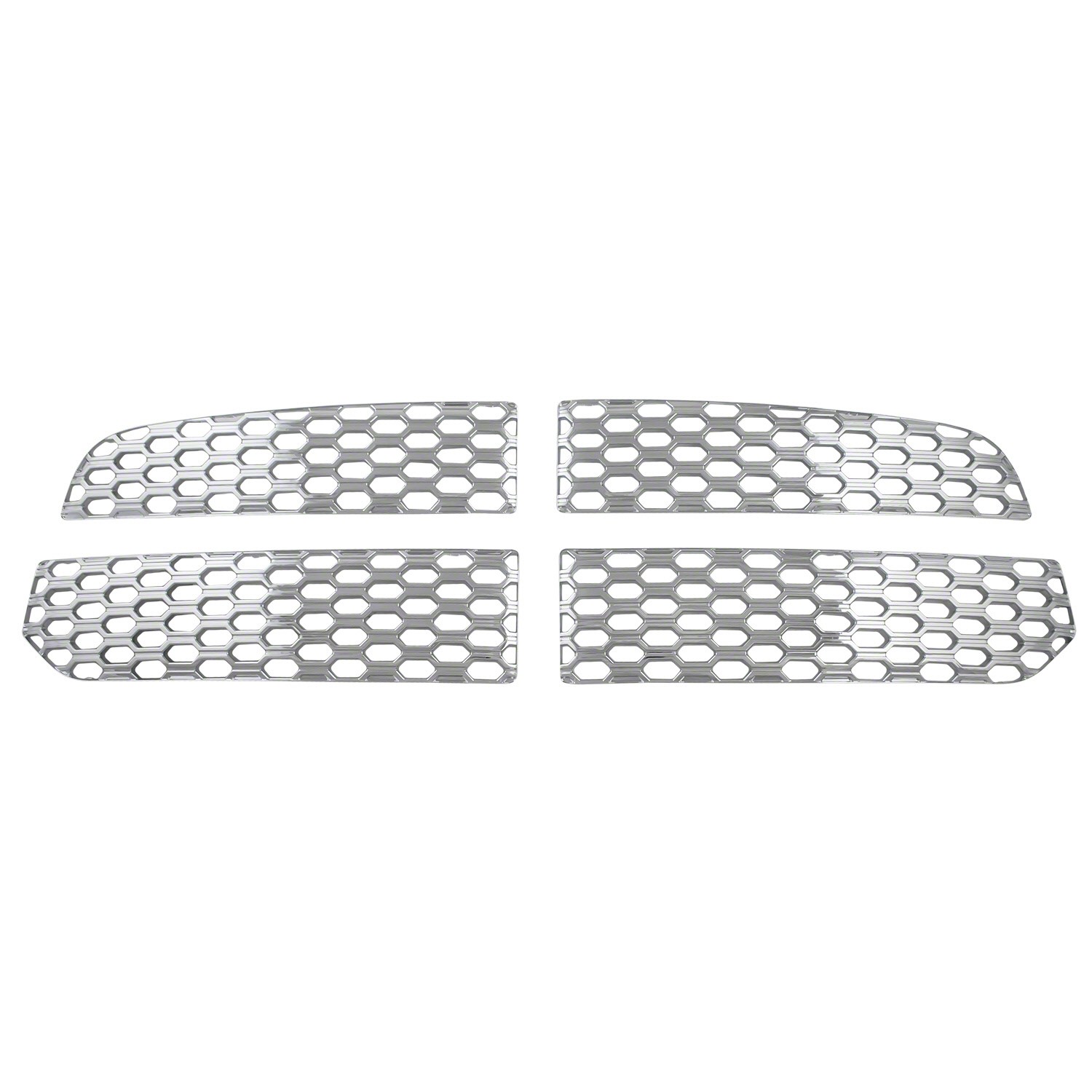 Fits 2013-2017 Dodge RAM 1500 Chrome Grill Grille Overlay Inserts