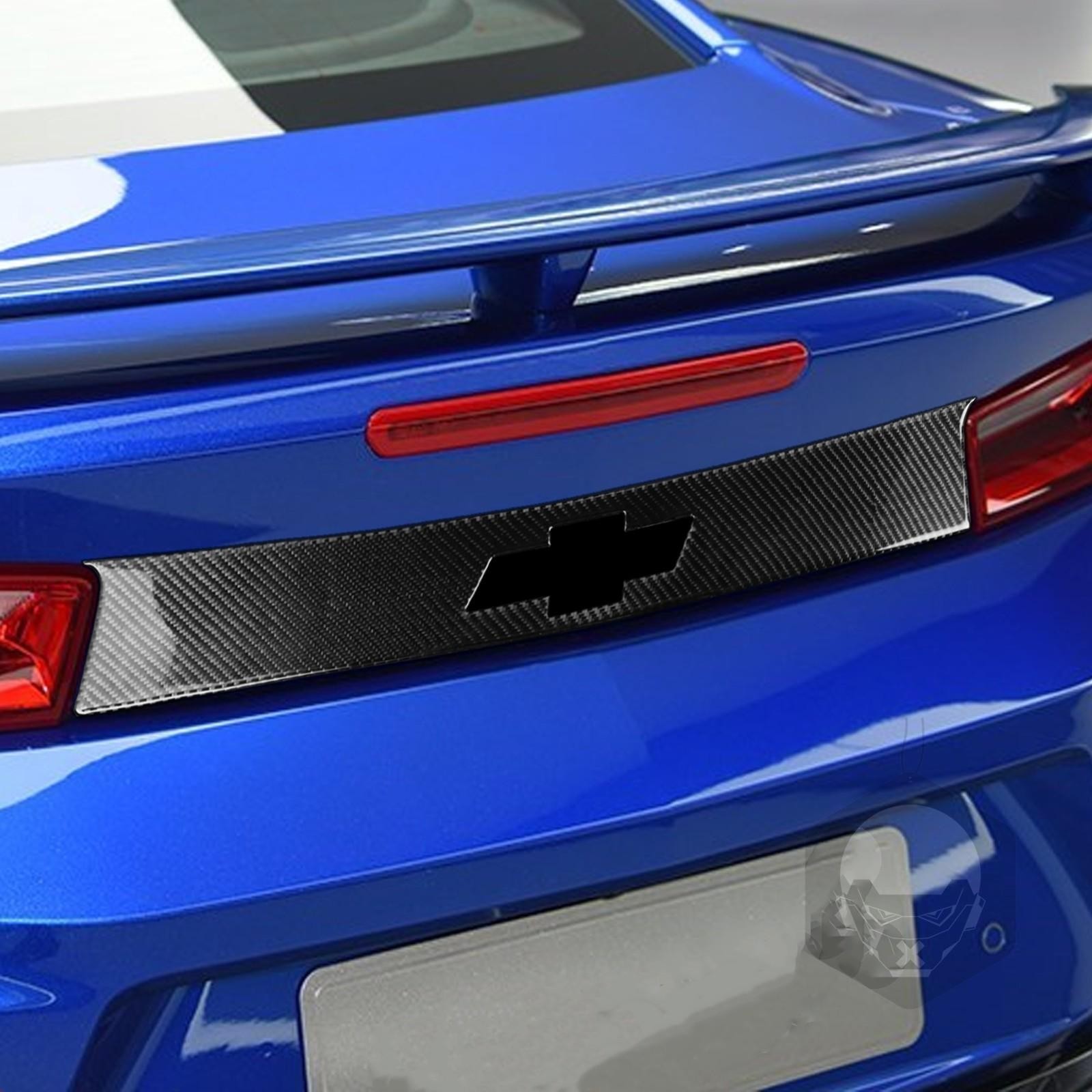 For Chevrolet Camaro 2016-2025 Real Carbon Fiber Trunk Panel Trim