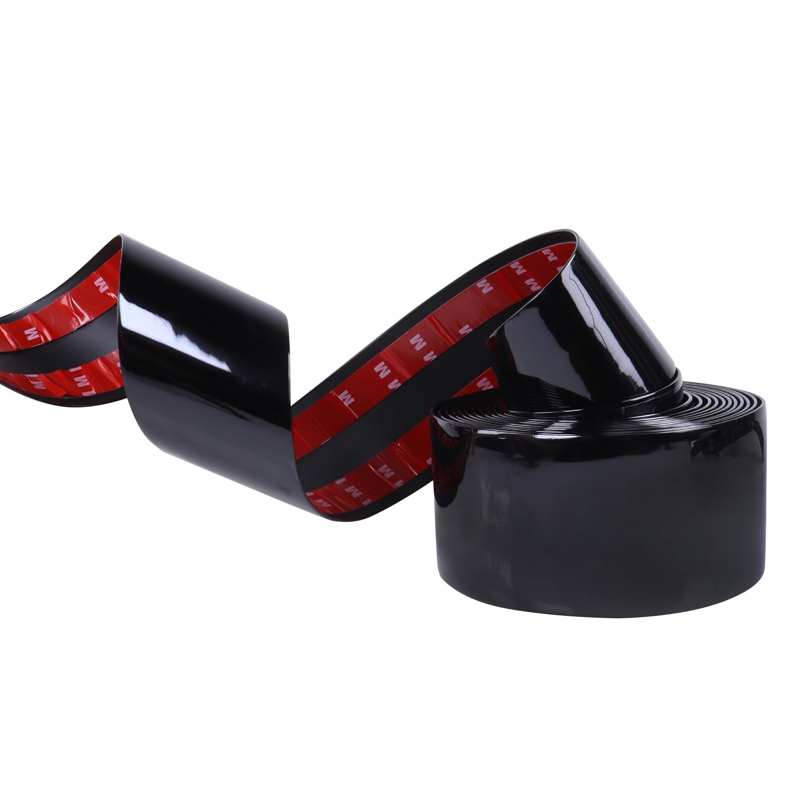 SBWLKJ 16FT Automotive Trim Molding 4″(100mm) Wide Heavy 4 in Wide, Black