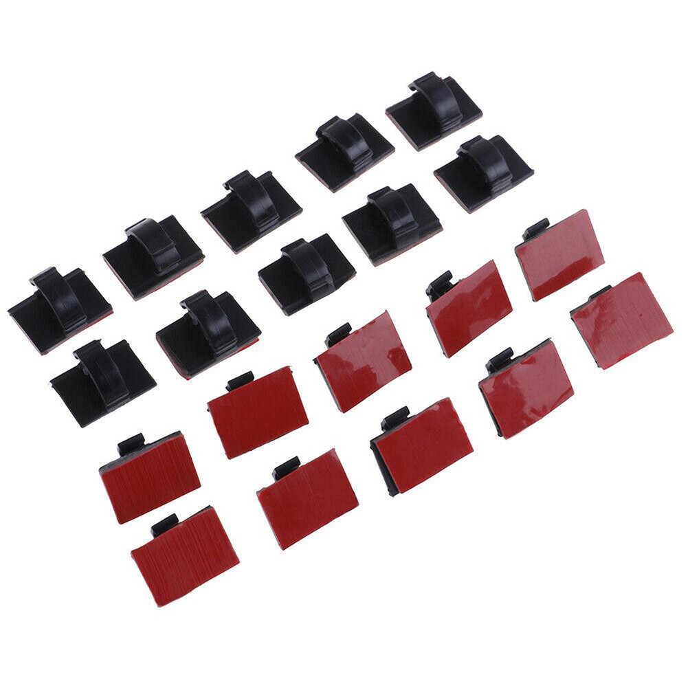 Simple and Effective For Car Dash Cam Wire Tie Cable Clamp Holder Pack of 10