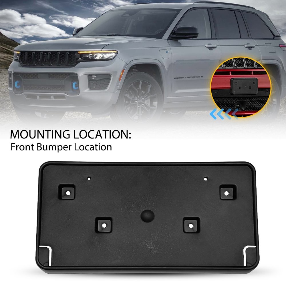 License Plate Bracket Tag Holder Front for 2020 2021 2022-2024 Toyota Highlander