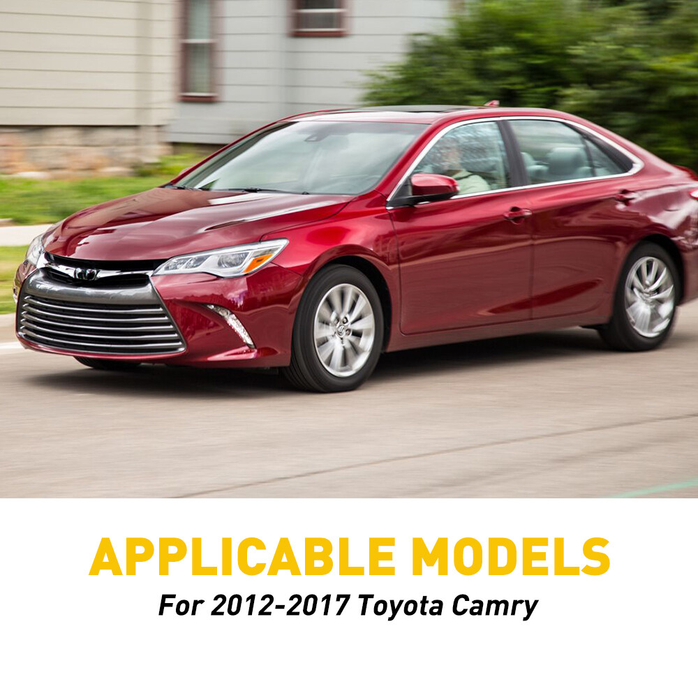 6PCS Door Window Pillar Post Cover Trim For Toyota Camry 2012-2017 Accessories