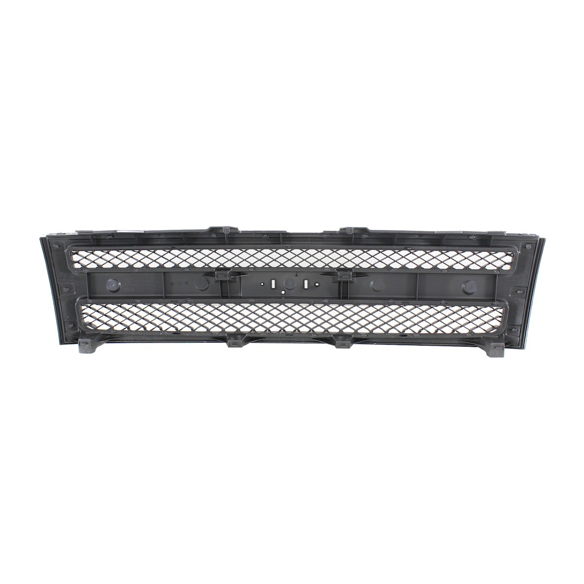 Grille Assembly Fits 2007-13 Silverado 1500 Textured Black With Emblem Provision