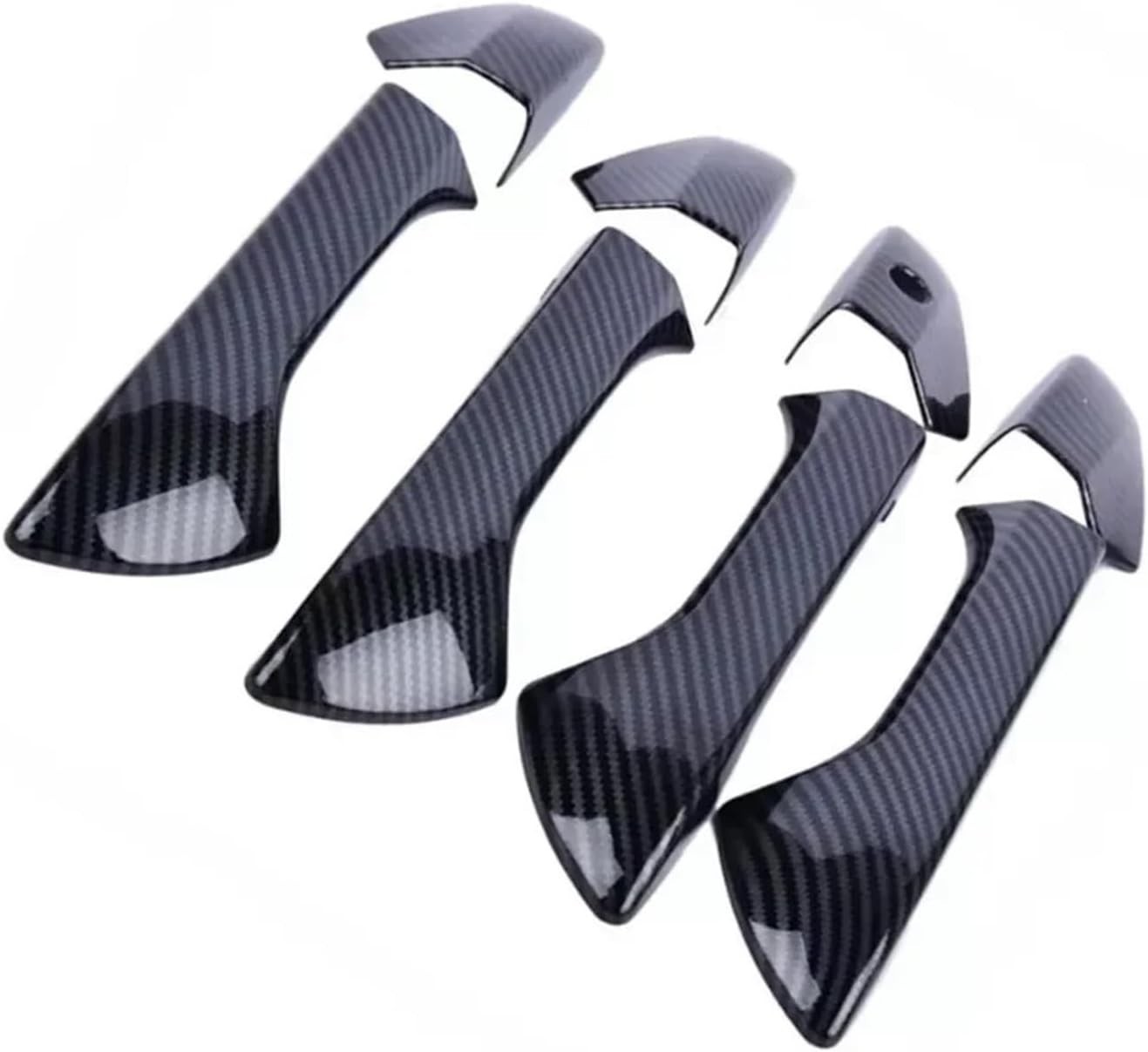 Carbon Cars Decoration Door Handle Covers Trim For Honda Accord Sedan 2008-2012