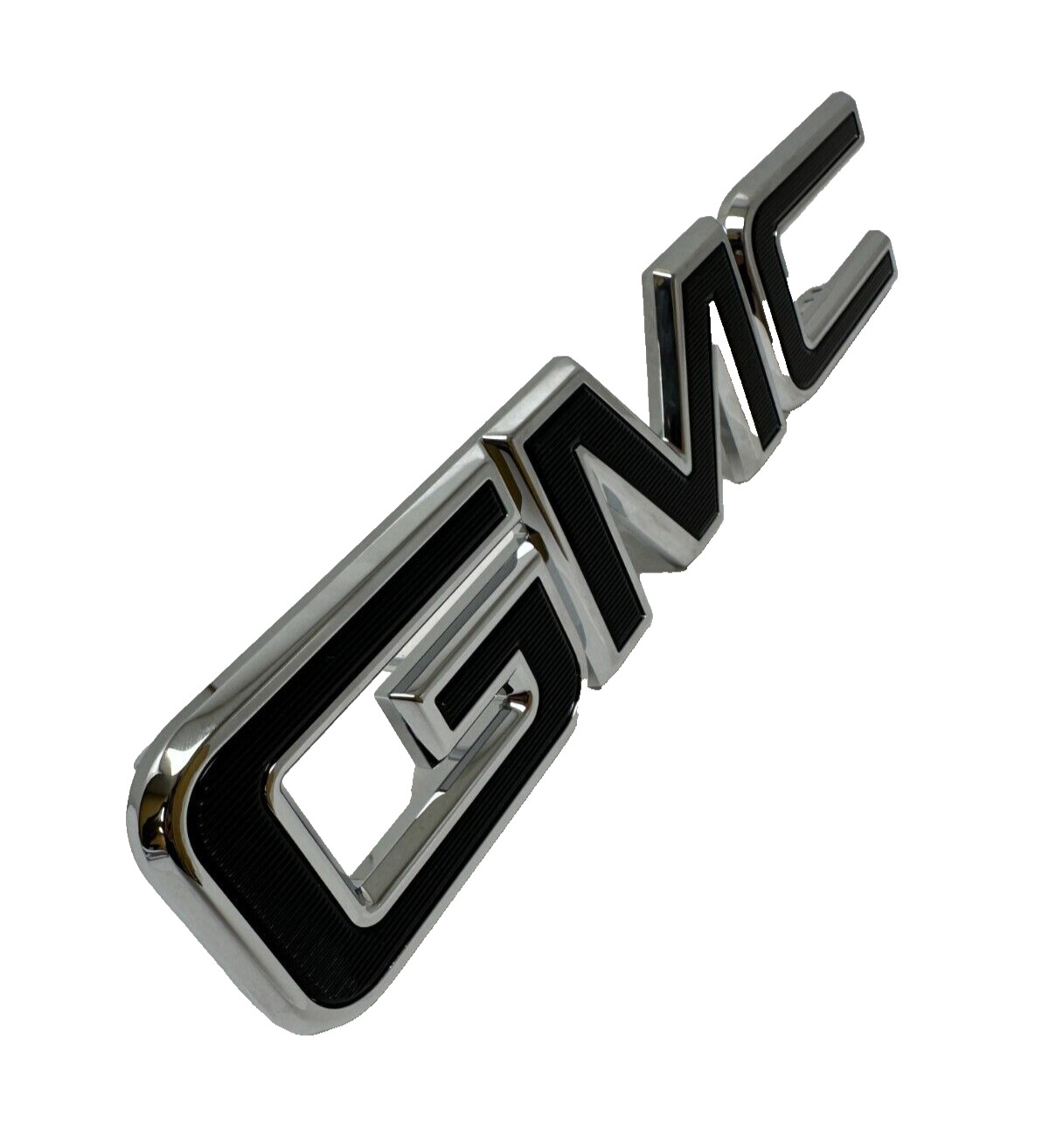 OEM Front & Rear Emblem Set Black Chrome For 2018-2021 GMC Terrain 84321763 New
