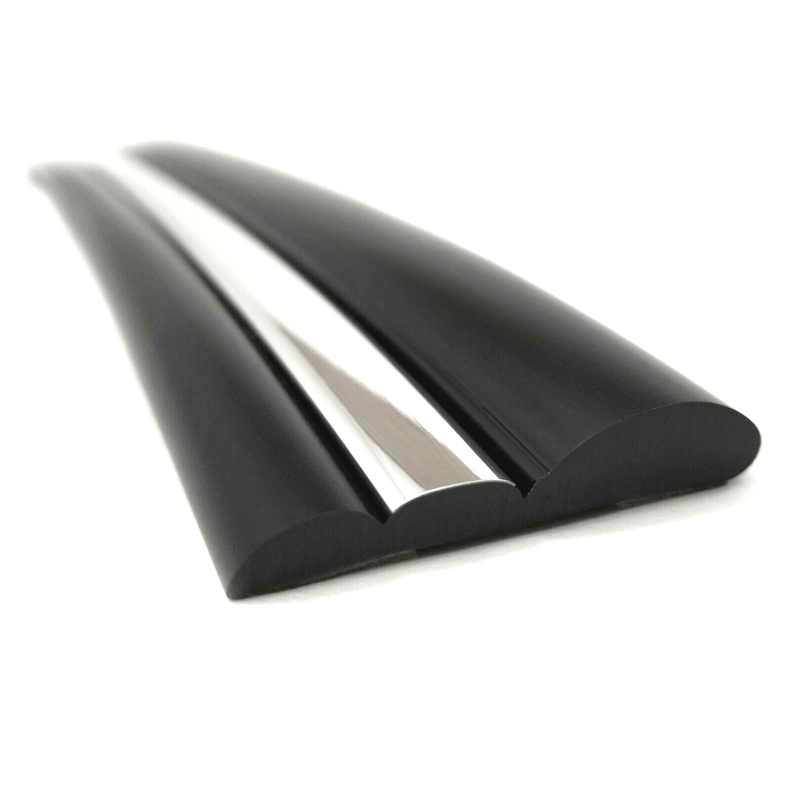 1 3/4″ Wide Black & Chrome Factory Match Molding (Ford) | 15′ Roll | #F23415-R
