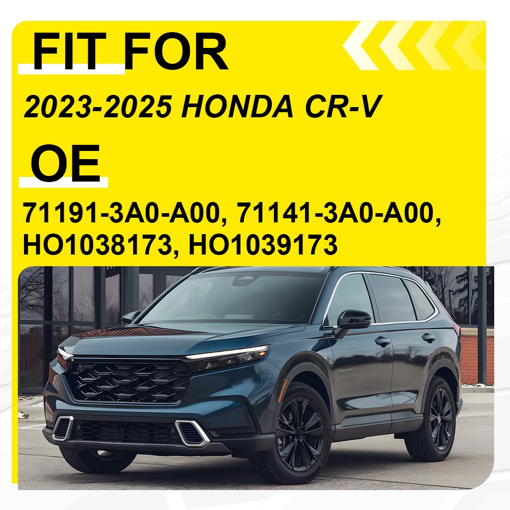 For Honda CR-V 2023 24 2025 Bumper Fog Light Covers w/o Hole Left Right Side EPM