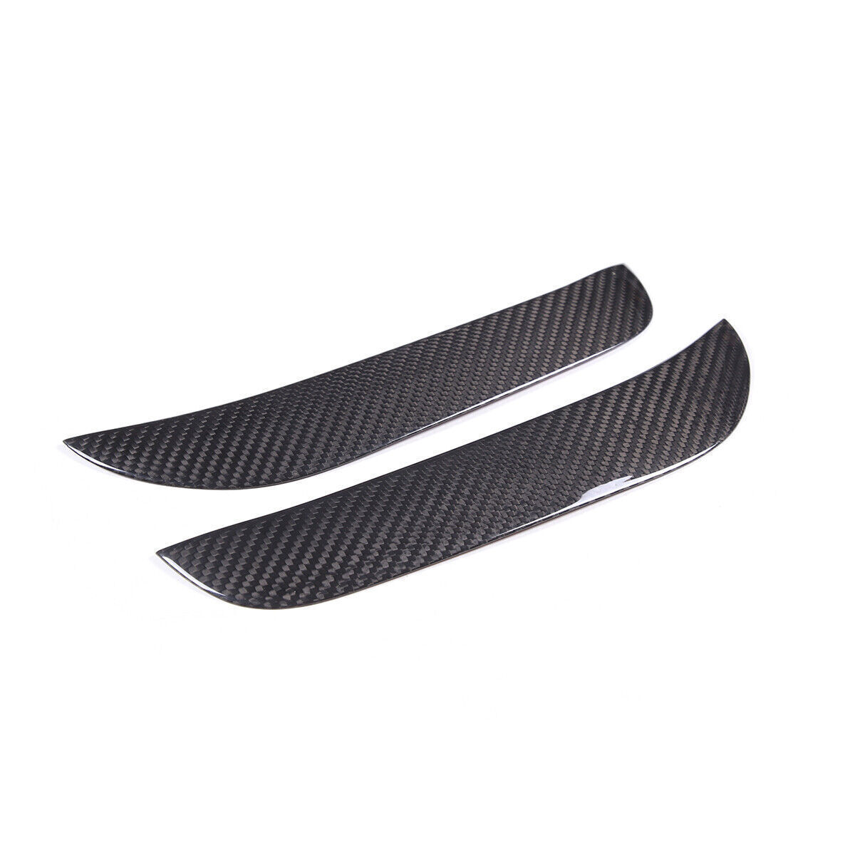 Real Carbon Fiber Front Fog Light Trim Strip Cover For Maserati Grecale 2022-23