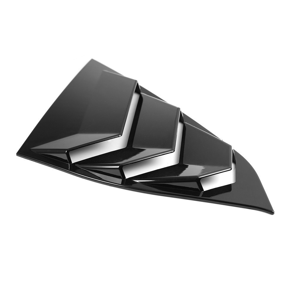 Rear Window Quarter Fits For 2018-2022 Honda Accord JDM Gloss Black Glossy Black