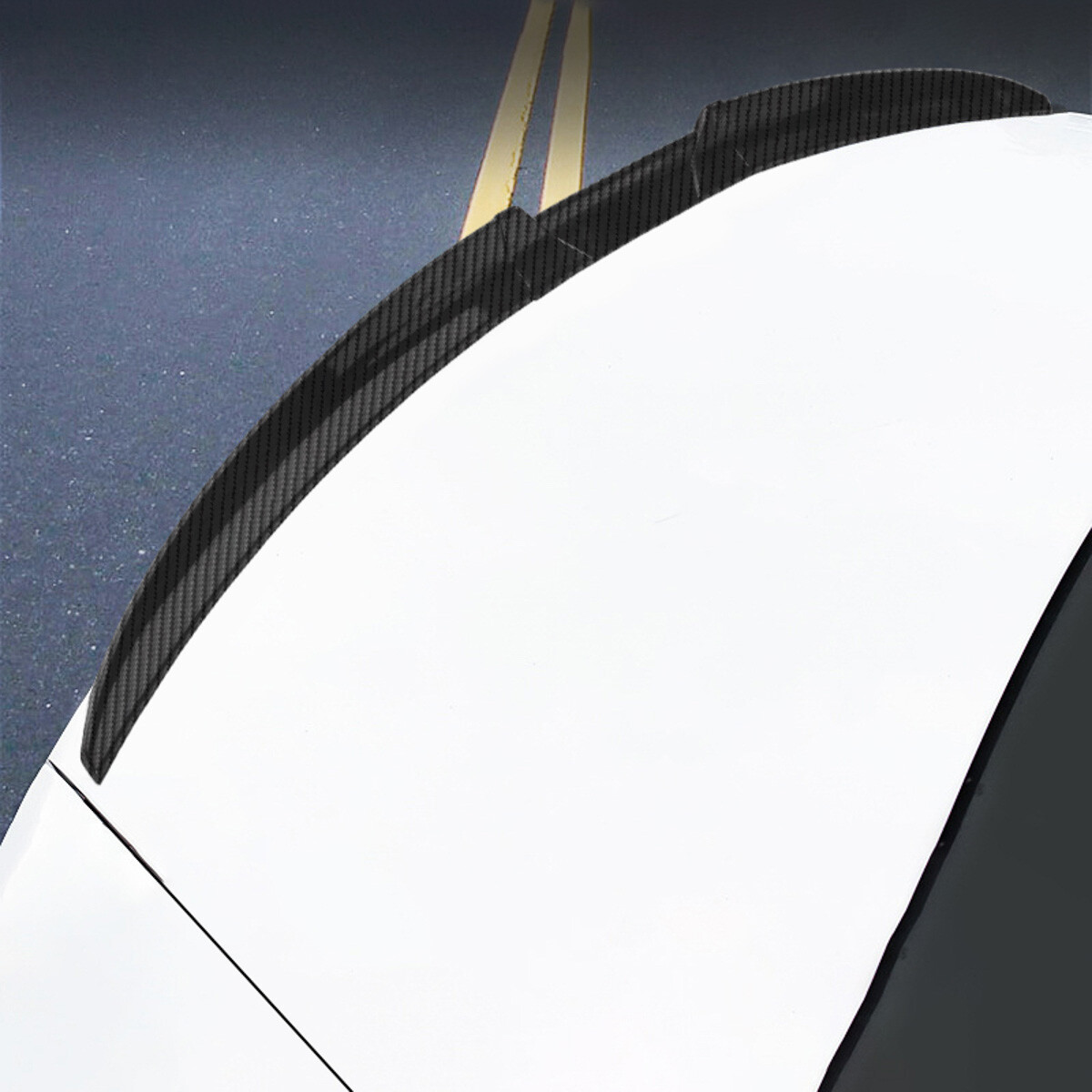 Carbon Fiber For Acura ILX TLX Sedan Adjustable Rear Trunk Spoiler Lip Roof Wing