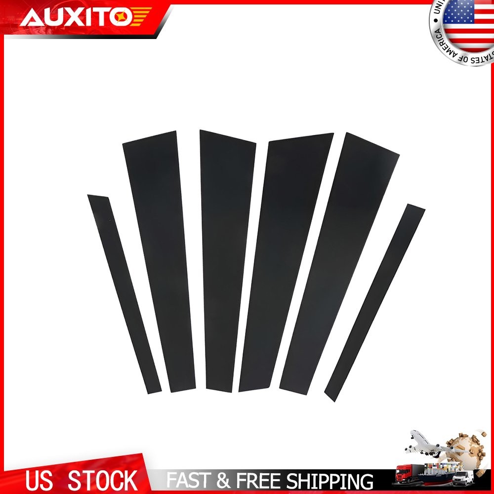 Black Pillar Posts Door Trim for BMW 5-Series 525i 528i 530i 540i 1997-2003 OEM