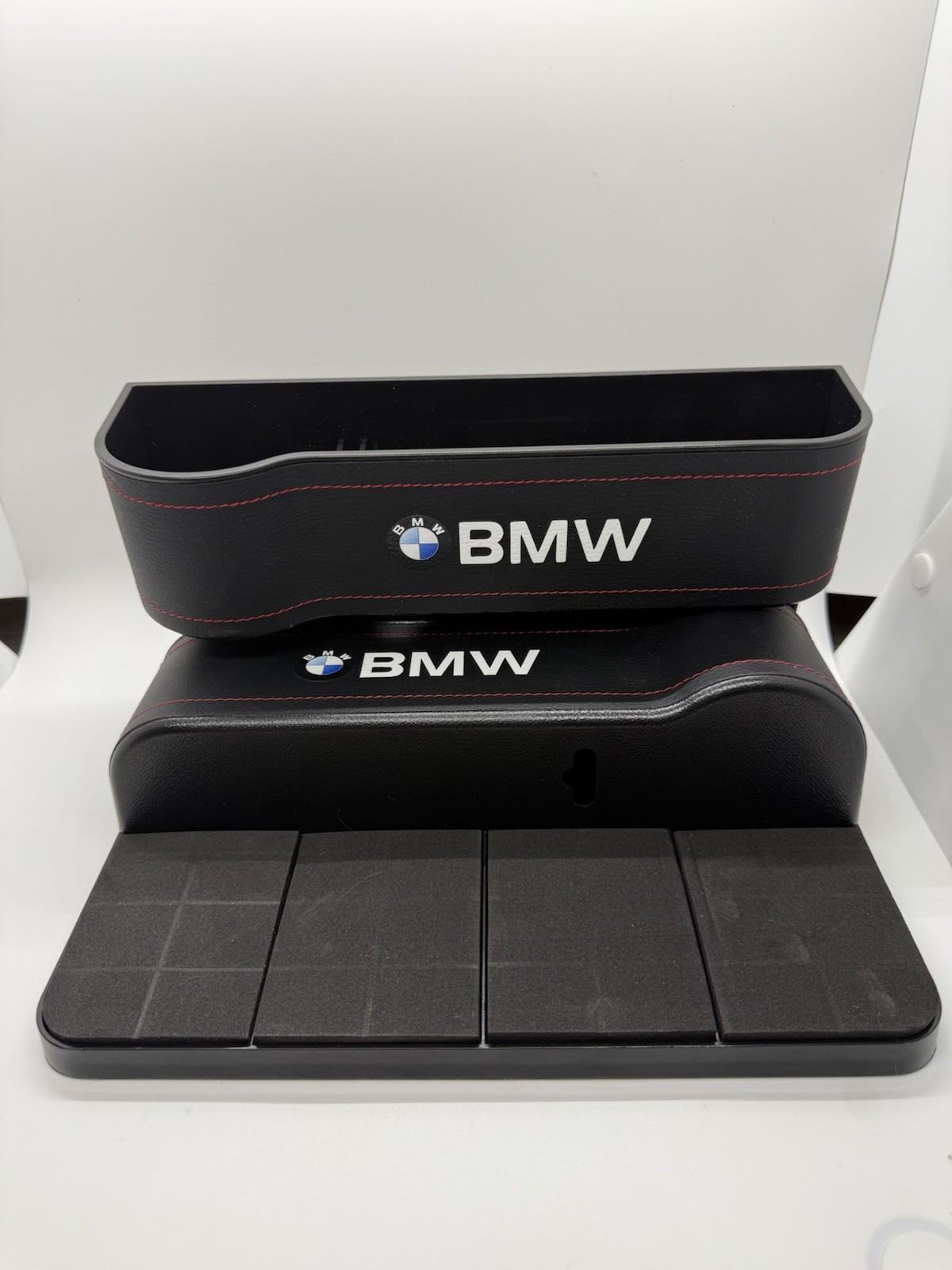 BMW Black Car Seat Gap Filler Leather