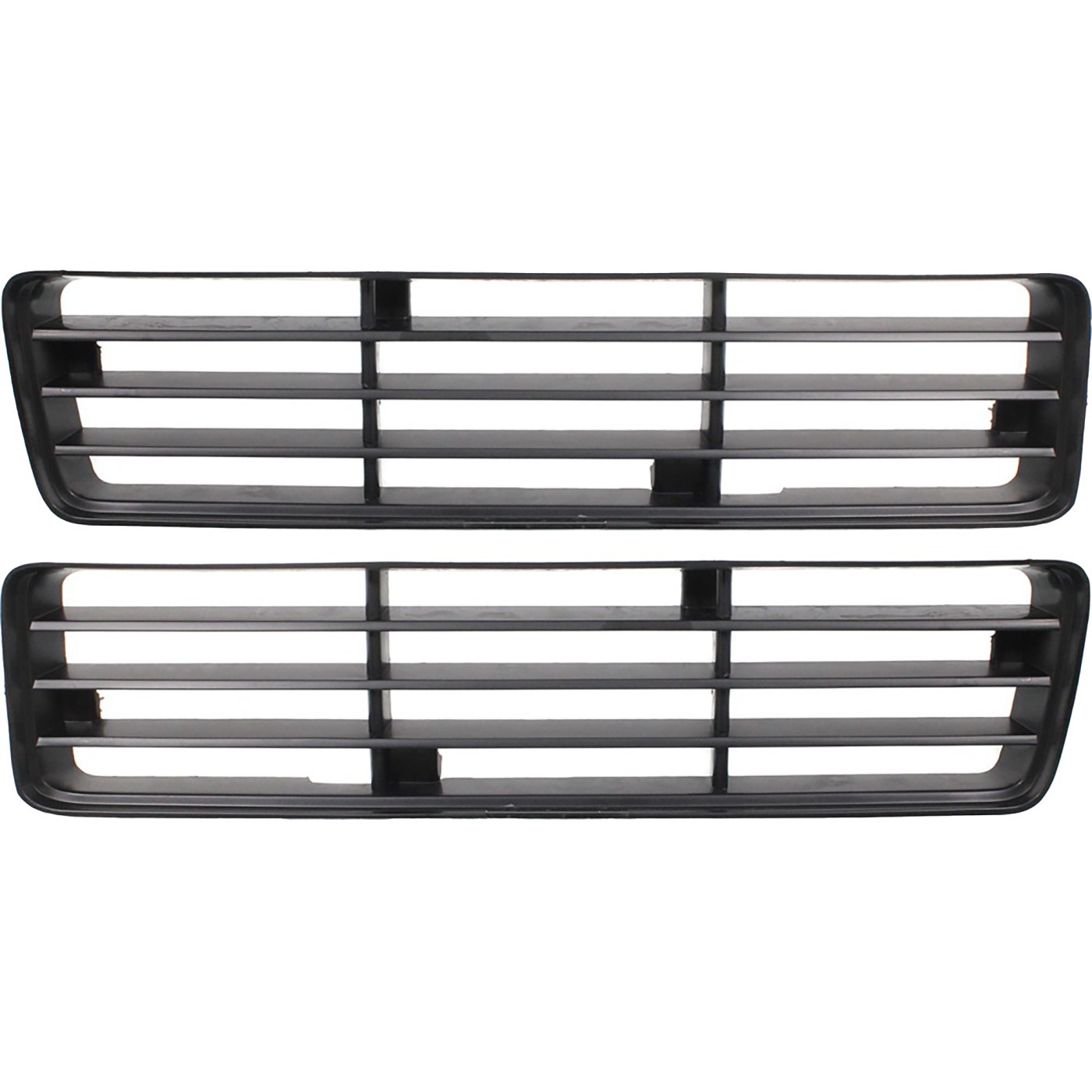 Pair Set of 2 Grille Grill Driver & Passenger Side Lower for Ram Truck D250