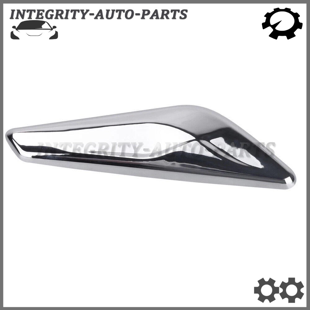 Left + Right Side Fender Chrome Emblem Moulding For BMW X3 F25 X4 F26 2015-2017