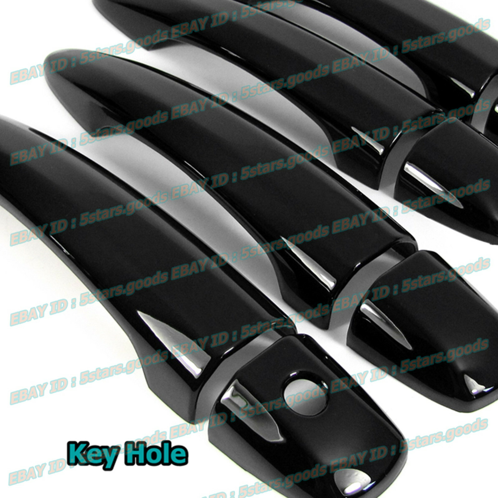 For 20-25 Nissan Sentra Sedan Glossy Black Edition Side Door Handle Covers Trims