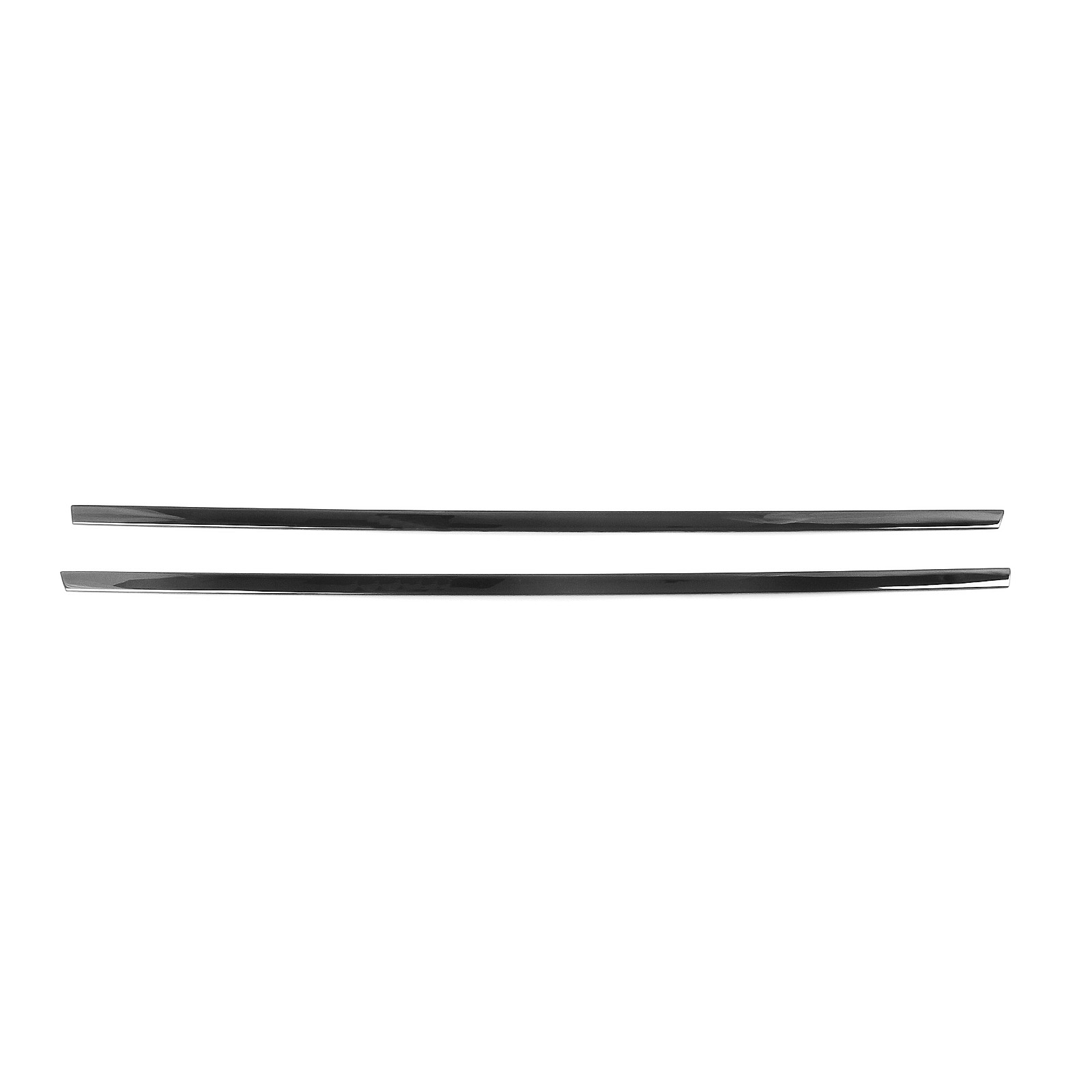 10x Glossy black Car Window Sill Molding Strip Cover Trim For BMW X5 2014-2018