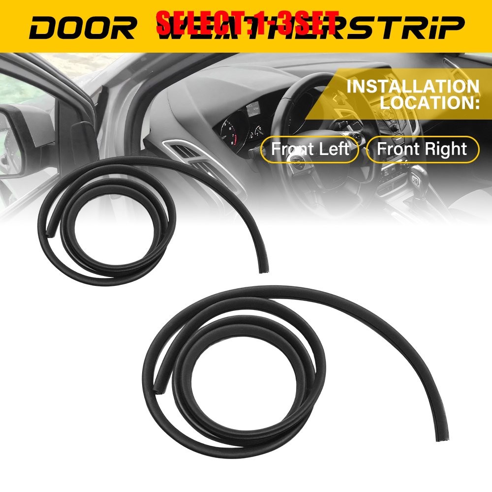 Fit Ford Focus 2012-2018 Front Door Body Mount Weatherstrip Rubber Seal 2-6X