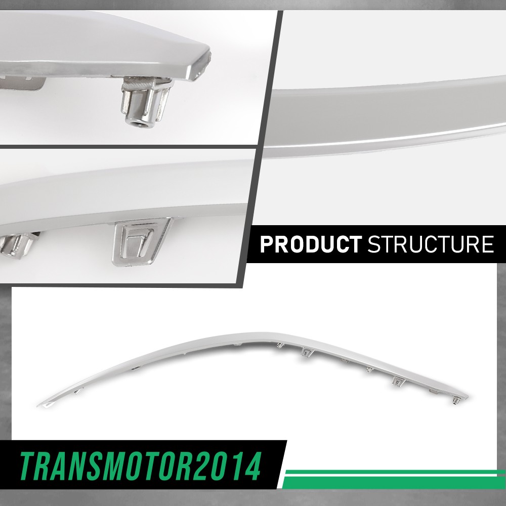 Front Bumper Grille Molding Trim Fit For 2022-2024 Kia Forte Left & Right Side