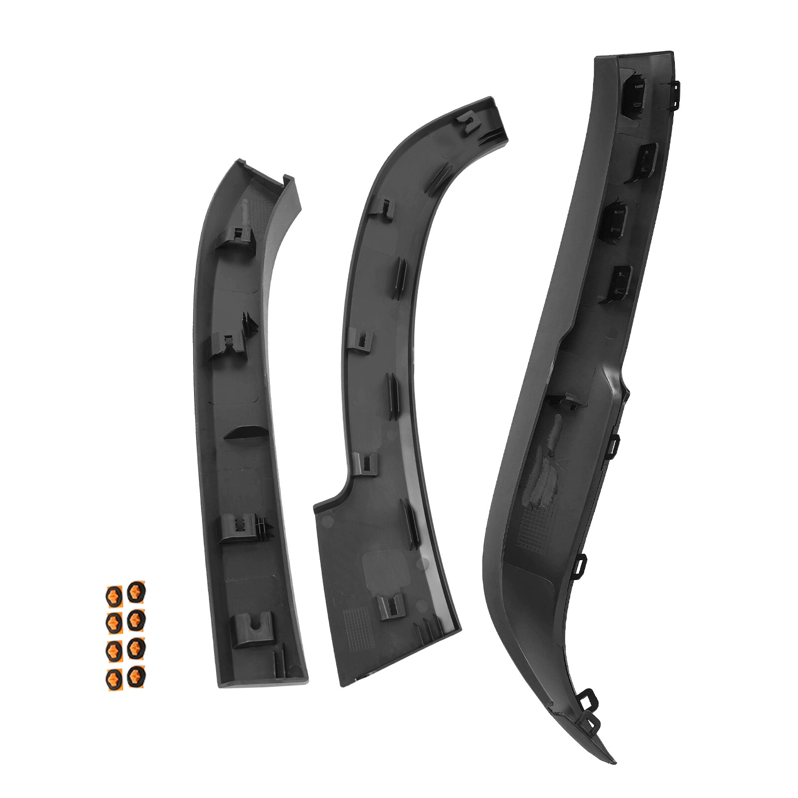 3xRear Right Side Wheel Opening Molding Fender Flare For Jeep Cherokee 2013-2018