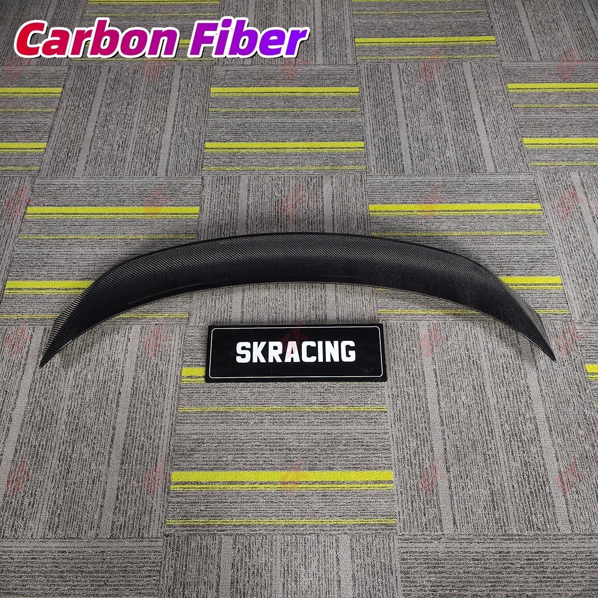 Rear Tail Trunk Real Carbon Fiber Spoiler Wing For 24+ C254 W254 Benz GLC Coupe