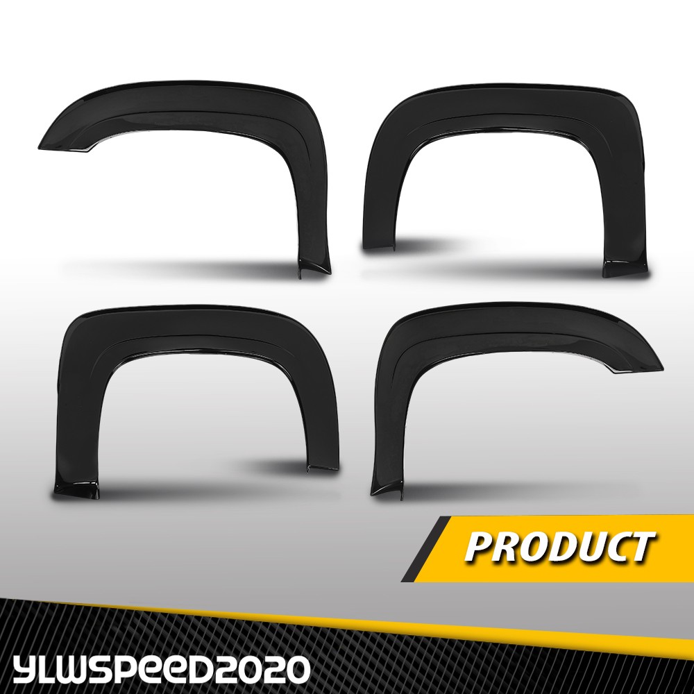Fit For 2007-2013 Chevrolet Avalanche Full Set Paintable Factory Fender Flares