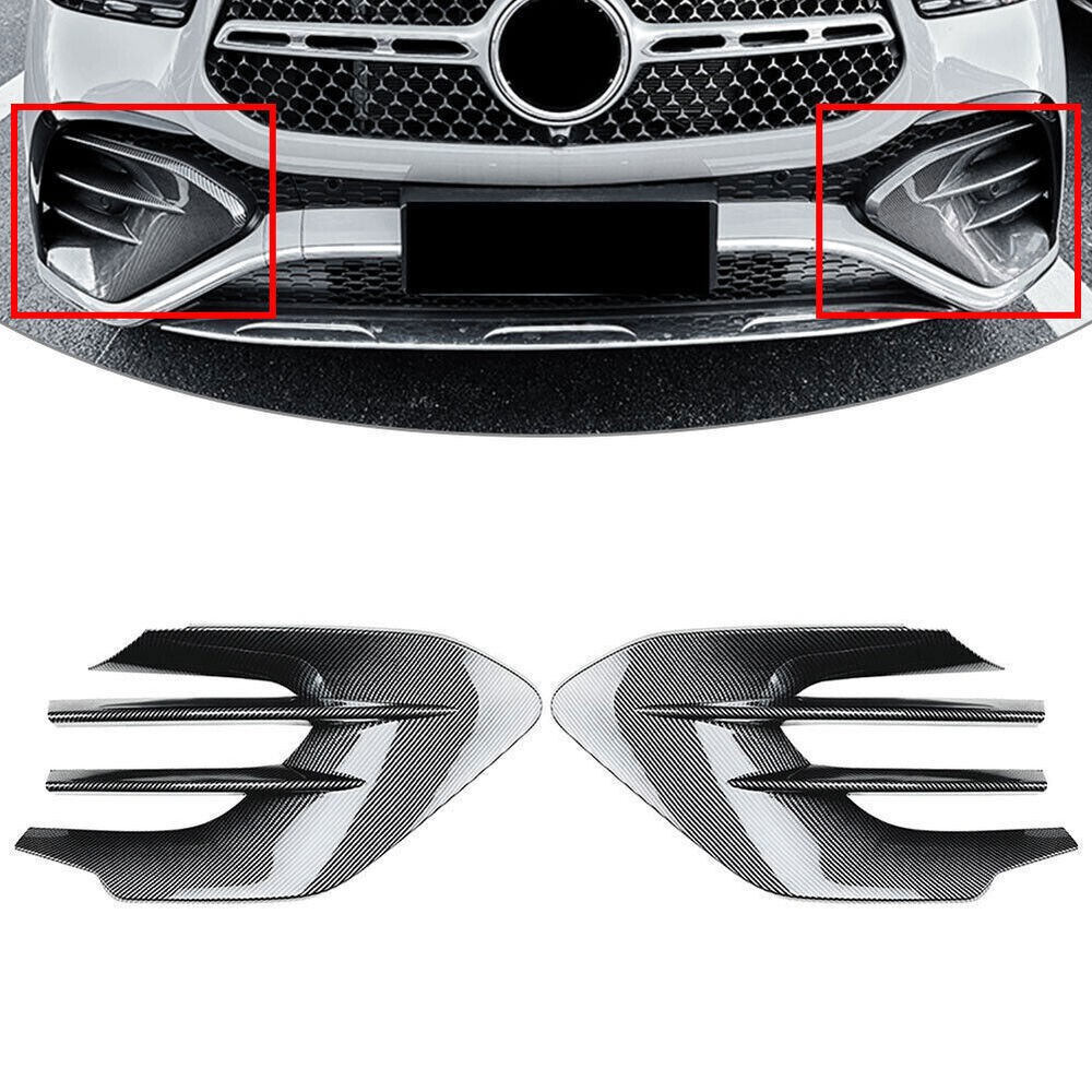 Fog Light Grille Air Vent Cover ABS For Mercedes Benz GLE Class W167 C167 AMG