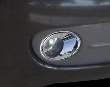 US STOCK X2 CHROME Round Fog Light Lamp Trims for Jaguar S-Type Facelift 03-08