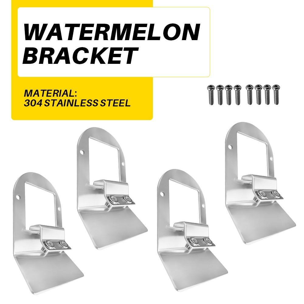 4X Vehicle Under Frame Hardware Brackets Watermelon Lights For Truck Trailer EAH