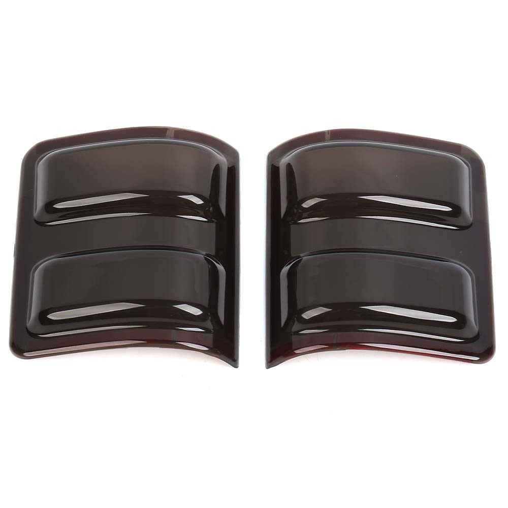 2x Smoked Black View Mirror Turn Signal Light Cover Trim For Ford F250-550 08-16