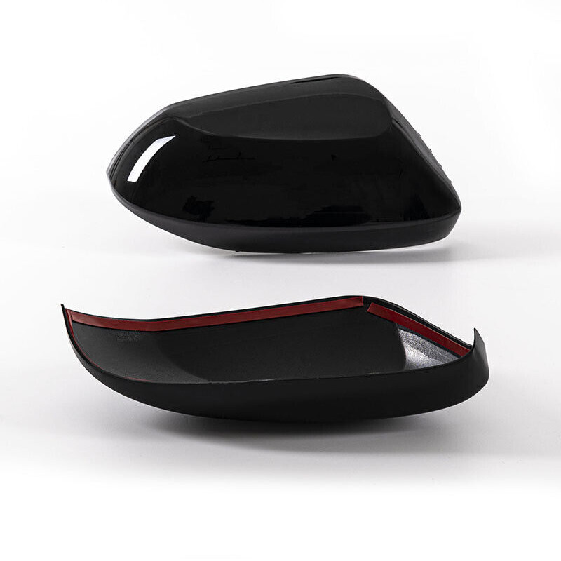 For Toyota Corolla 2019-2026 Bright Black Side Mirrors Rearview Trim Cover