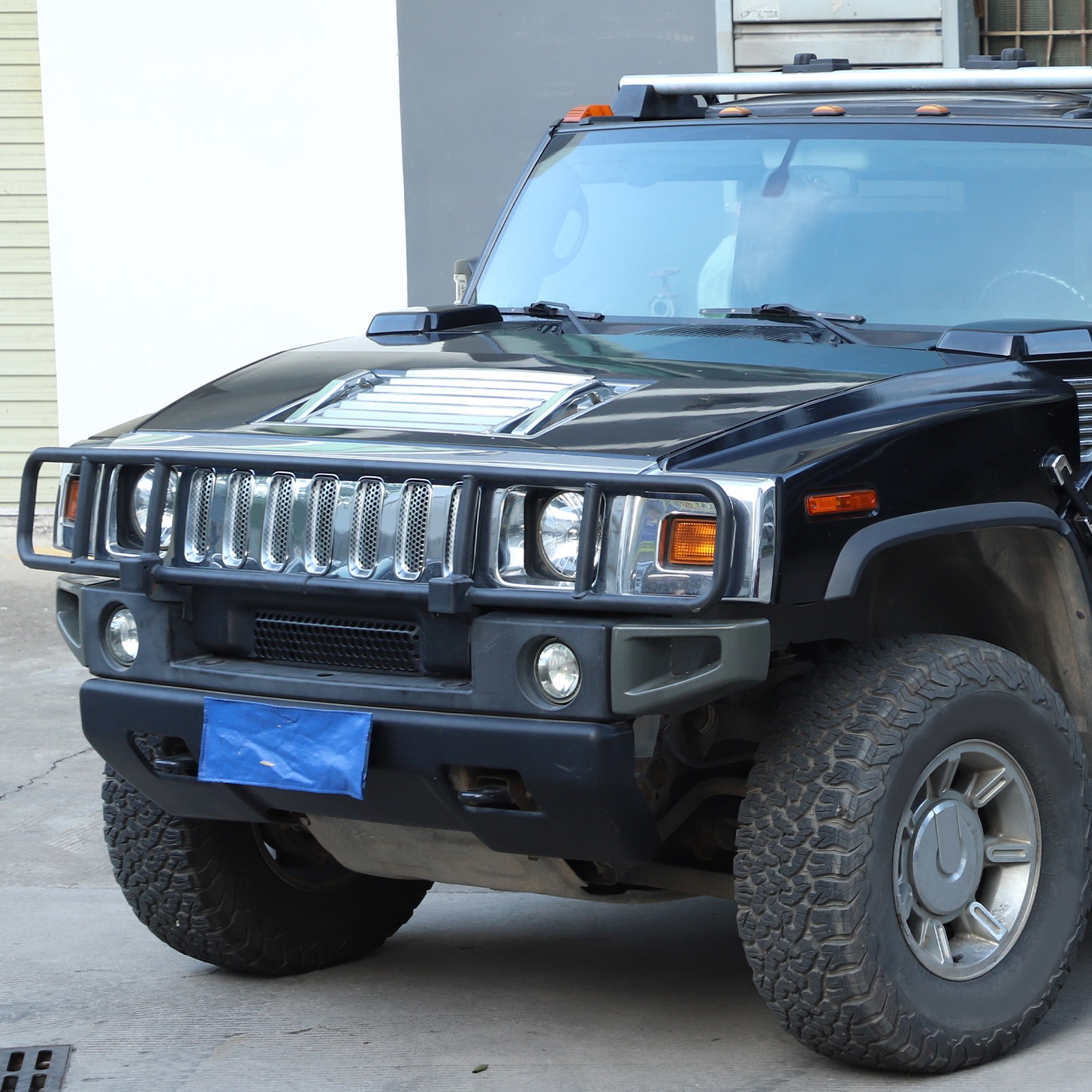 Silver ABS Front Grille Bug Screen For Hummer H2 2003-2009 US