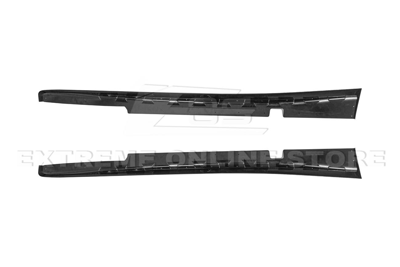 For 97-04 Corvette C5 | ZR1 Style Hydro-Dipped Carbon Fiber Side Skirts Panel