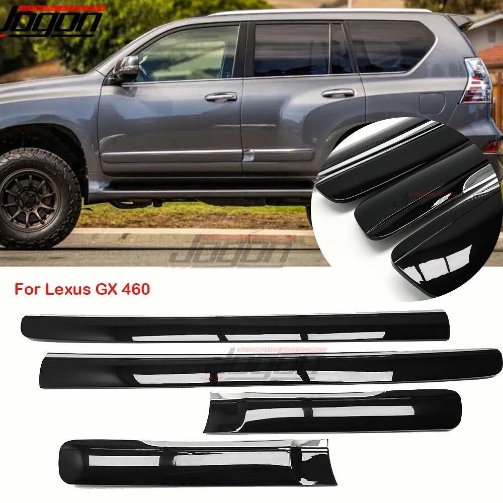 Car Door Body Guard Molding Strips For Lexus GX 460 2010 2011 2012 2013-2020 4WD