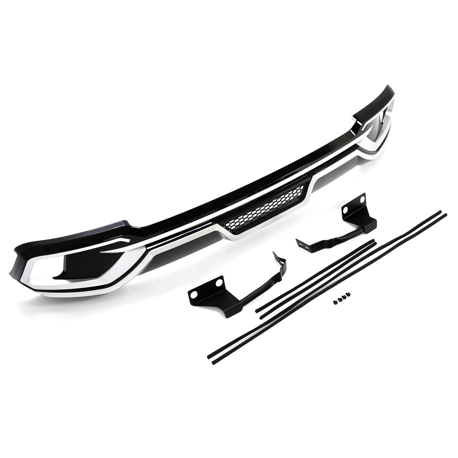 HECASA Rear Bumper Diffuser Spoiler Board ABS For Toyota Highlander 2017-2019