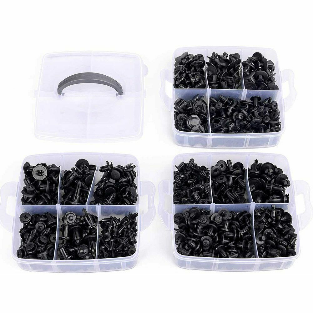 620PCS Bumper Retainer Clips Car Plastic Rivets Fasteners Auto Push Pin Rivets