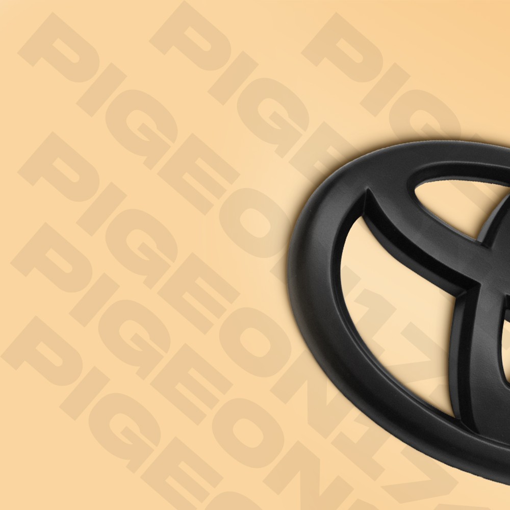 Front Grille Emblem Overlay Kit For 4runner 2010-2024 Acccessories Blacko Out