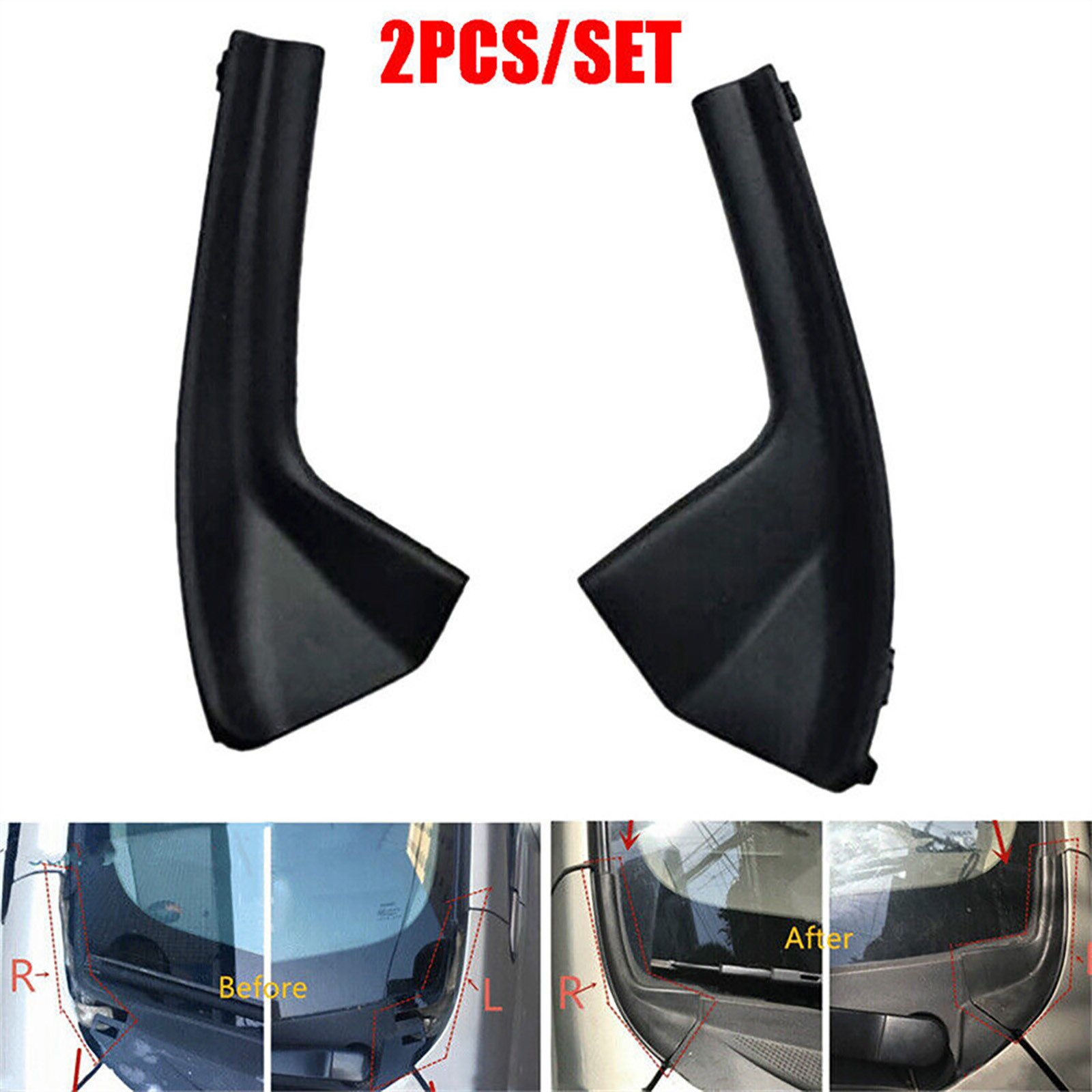 2PCS Windshield Wiper Cowl Cover For Nissan Versa Hatchback 2007-2011 66894EL000