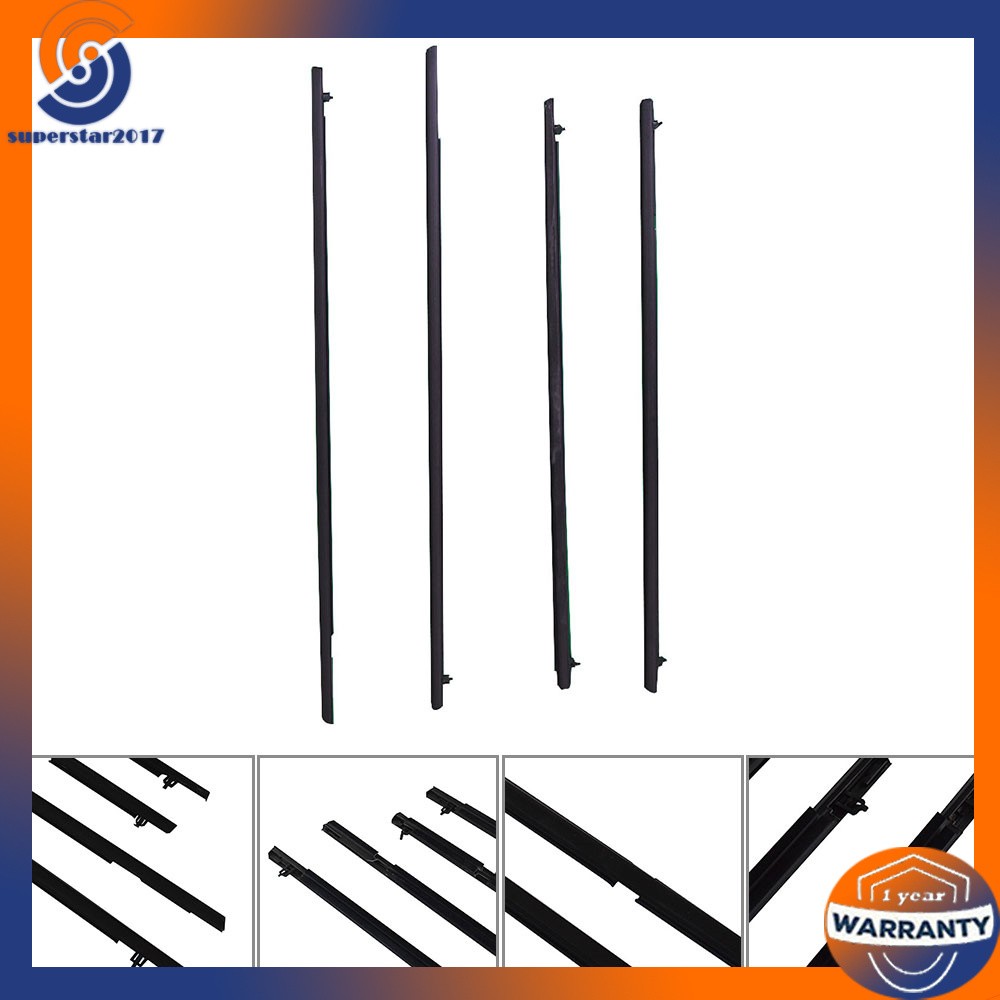 Outside WeatherStrip For Honda Civic 2006 – 2011 Window Moulding Trim Seal Belts