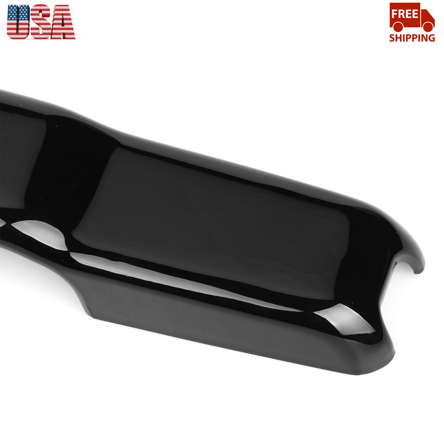 Hood Spray Nozzle Decorative Cover Trim Black For Jeep Wrangler JL 2018+ 2/4Dr