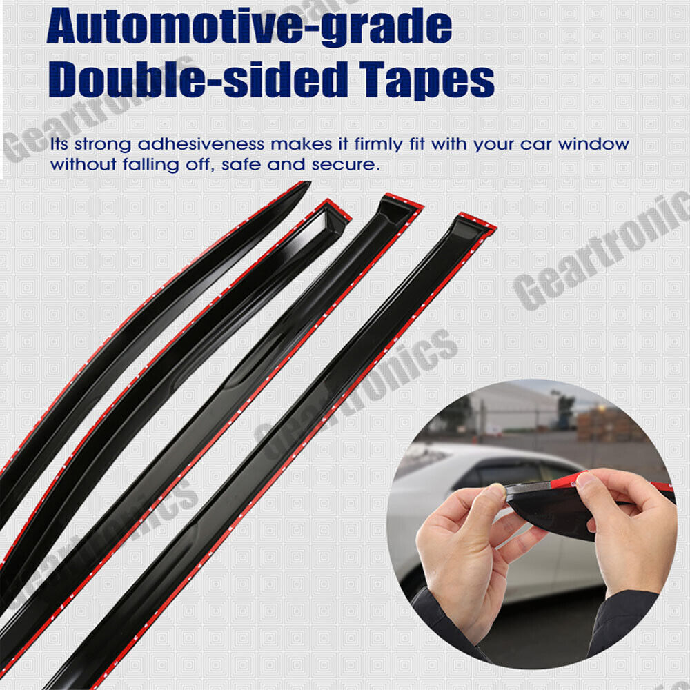 For Toyota Sienna 2011-2020 Window Visors Vent Sun Shade Rain Deflector Guards