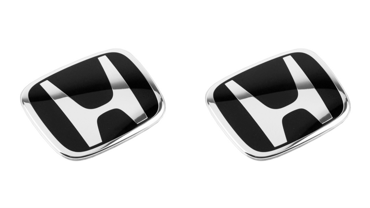 3pcs Jdm Black Front Rear Steering Badge H Emblem For Honda CR-V 2017-2021 New