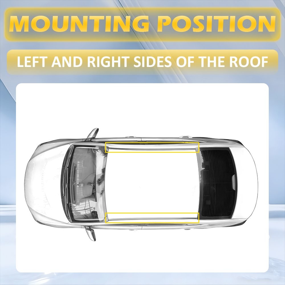 Left & Right Roof Trim Molding Kit Sealing Strip For Toyota Prius V 12-18 2-20X