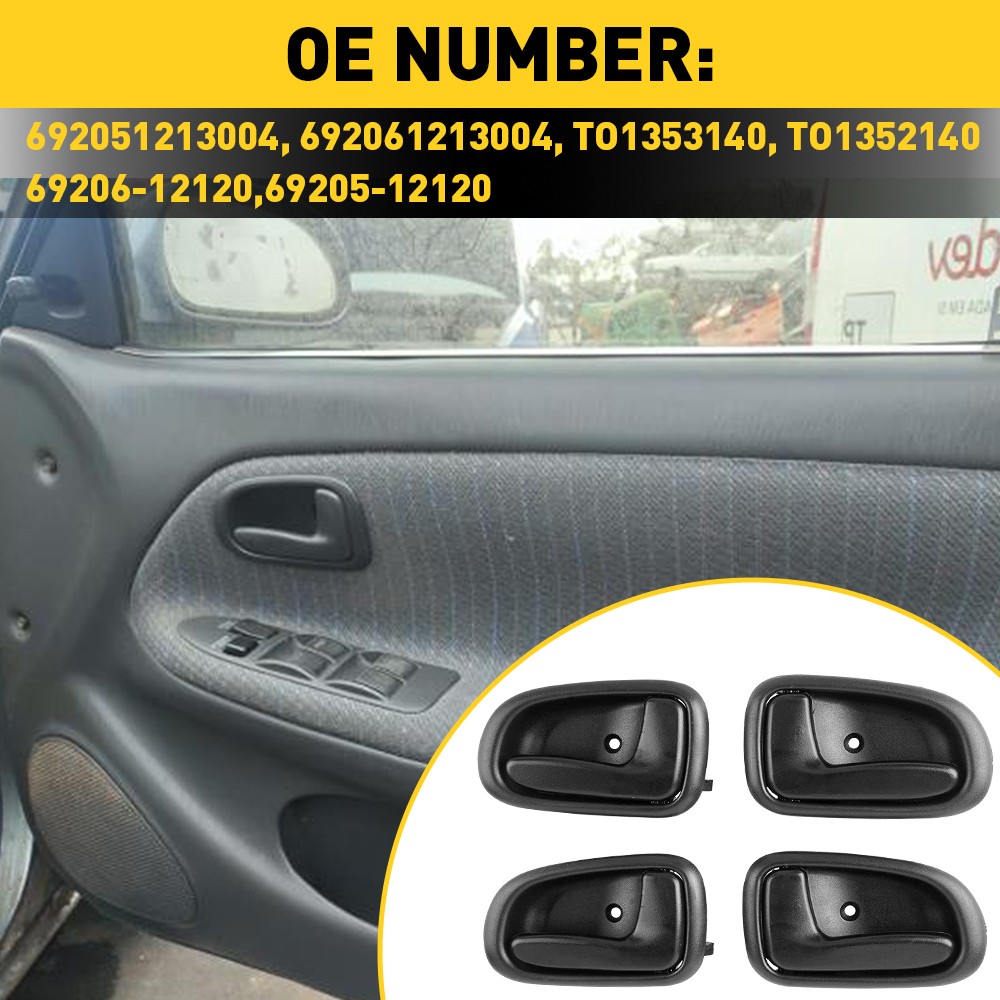 Interior Front Rear Side Door Handle for 1993-1997 Toyota Corolla 6920512120E