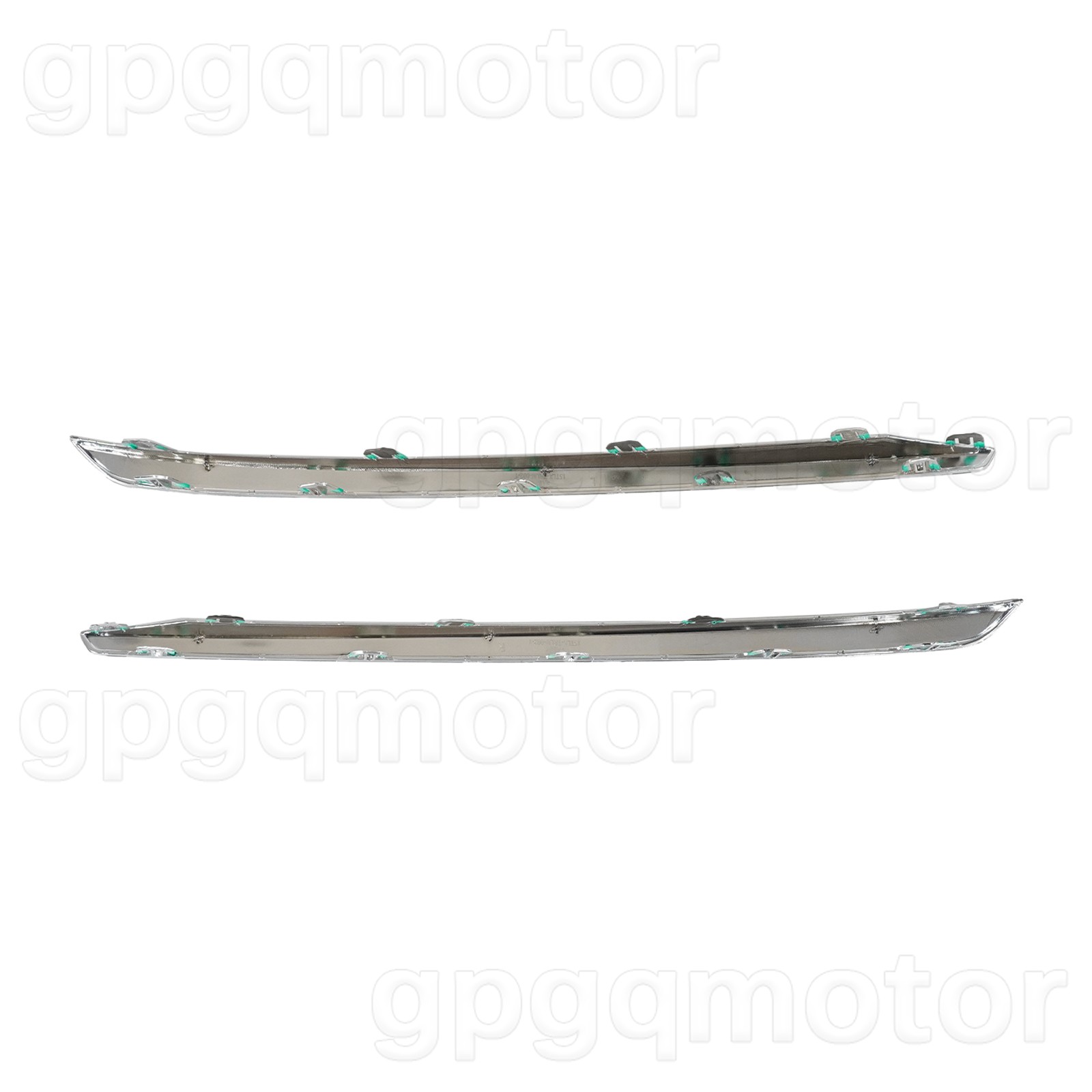 For Acura TLX 2015-2017 Left&Right Front Bumper Grill Trim Chrome Molding Strip