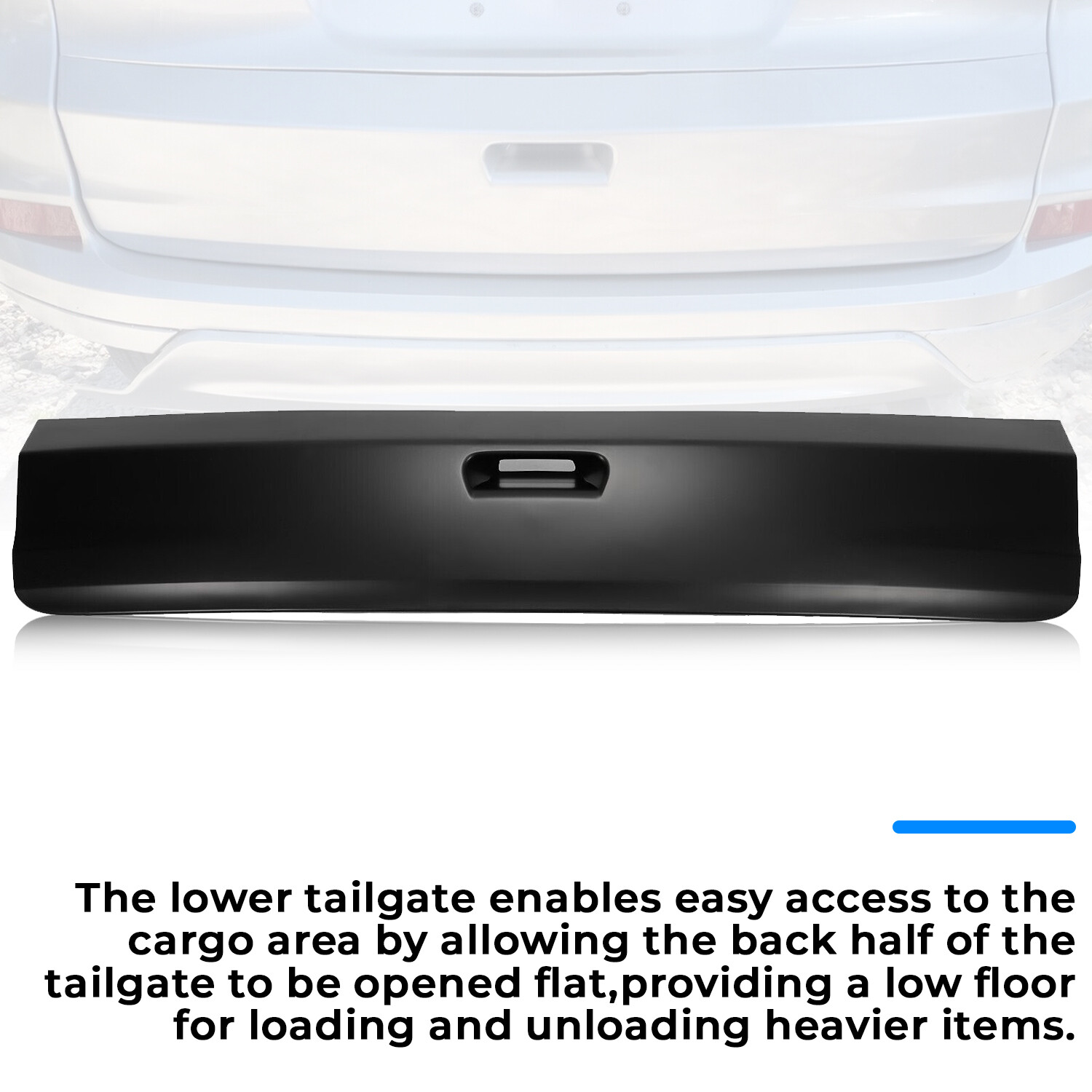 New Lower Tailgate Molding Trim Direct Replacement For 2015-2016 Honda CR-V