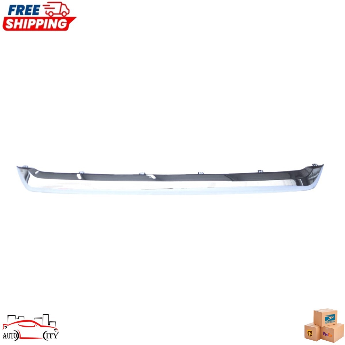 For 2013 2014 2015 2016 Nissan Pathfinder Front Bumper Lower Chrome Molding Trim
