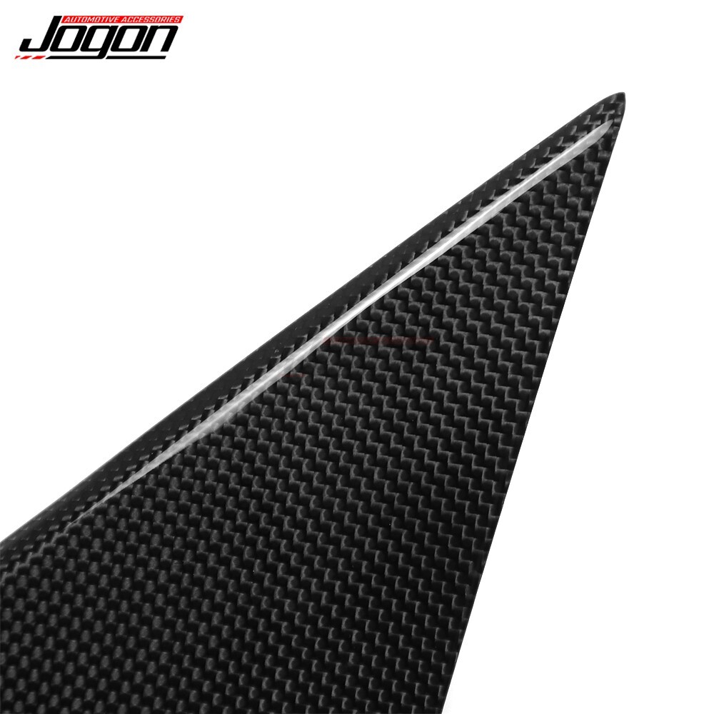 For Porsche 992 Plain Carbon Exterior Triangle Window Trim Bezel Targa 2019-2024