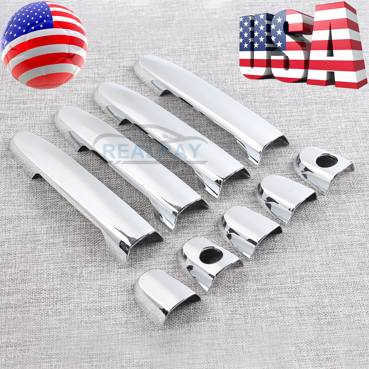 Chrome Door Handle Cover for Toyota Camry Solara Prius Corolla Matrix Highlander